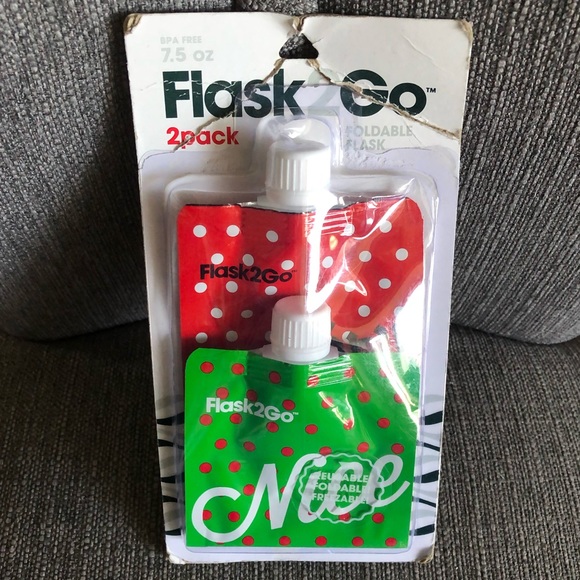 Flask 2 Go Foldable Flask (Set of 2) - Picture 1 of 2